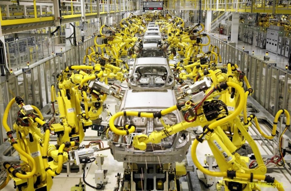Robot umanoidi Atlas di Boston Dynamics nello stabilimento Hyundai oggetto dello sciopero