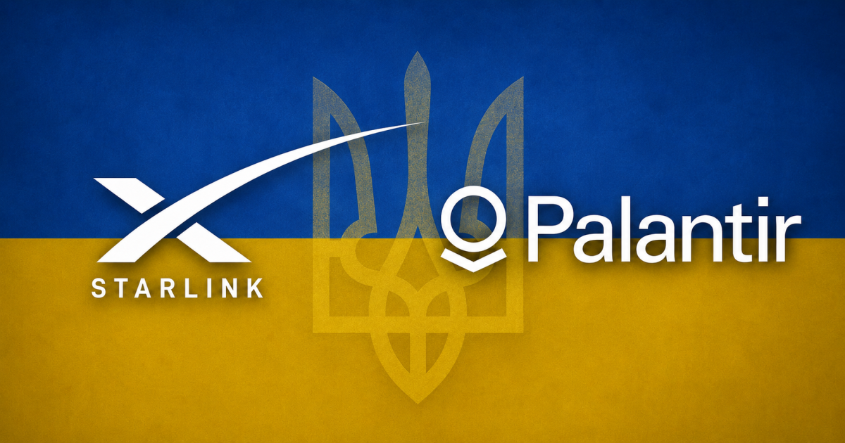 Starlink e Palantir sovranità Ucraina guerra satelliti intelligenza artificiale