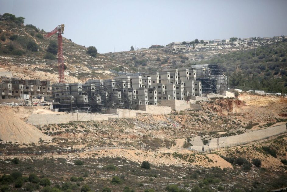 annessione Cisgiordania, nuova colonia israeliana in costruzione